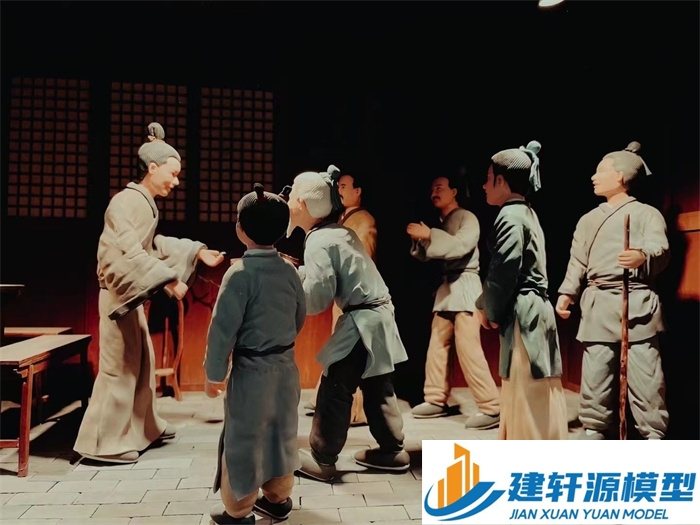 河间喻侃压粮饷军场景
