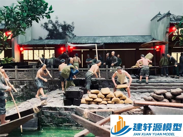 河间博物馆江南水乡模型